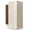 Wall Light – Wood & Travertine Wall Sconce – Violette image 7