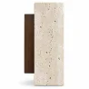 Wall Light – Wood & Travertine Wall Sconce – Violette image 7