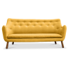 Buy Poetess Sofa (3-Seater) Scandinavian design - Fabric Red 54722 - in the EU
