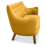 Buy Poetess Sofa (3-Seater) Scandinavian design - Fabric Red 54722 at Privatefloor