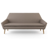Buy Scandinavian design sofa 2 seater fabric Brown 55627 - in the EU