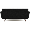 Buy 2 Seater Sofa - Scandinavian Style - Linen Upholstered - Milton Black 55628 Home delivery