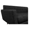 Buy 2 Seater Sofa - Scandinavian Style - Linen Upholstered - Milton Black 55628 with a guarantee
