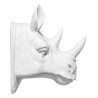 Buy Rhino Bust Wall decor - Resin White 55733 - prices