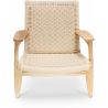 Buy Armchair Boho Bali Style Bali in Solid Wood Natural wood 57153 - in the EU