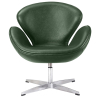 Buy Armchair with Armrests - Upholstered in Faux Leather - Svin Green 13663 - in the EU