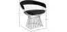 Dining Chair with Armrests - Leatherette and Metal - Barrel image 7