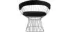 Dining Chair with Armrests - Leatherette and Metal - Barrel image 7
