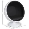 Design Ball Armchair - Upholstered in Fabric - Batton image 7