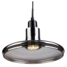 Buy Ceiling Lamp - Chrome Metal Pendant Lamp - Blake Grey transparent 58225 at Privatefloor