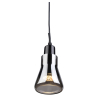 Buy Ceiling Lamp Design - Small Chrome Metal Pendant - Carter Grey transparent 58228 at Privatefloor
