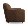 Buy Design Sofa Faux Leather Brown 58243 at Privatefloor