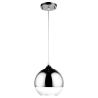 Buy  Globe Design Ceiling Lamp - Chrome Metal Pendant Lamp - 40cm - Speculum Silver 58258 - in the EU