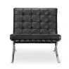 Design Armchair - Upholstered in Leather - Town image 7