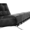 Buy Design Armchair - Upholstered in Leather - Town Black 58261 with a guarantee