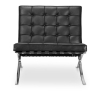 Buy Design Armchair - Upholstered in Faux Leather - Town Black 58262 - in the EU
