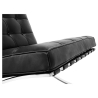 Buy Design Armchair - Upholstered in Faux Leather - Town Black 58262 with a guarantee