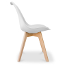 Buy Office Chair - Dining Chair - Scandinavian Style - Denisse White 58293 Home delivery