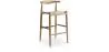 Boho Bali Design Bar Stool - Wood - 75cm - Elb image 7