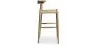 Boho Bali Design Bar Stool - Wood - 75cm - Elb image 7