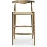 Boho Bali Design Bar Stool - Wood - 75cm - Elb image 7