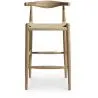 Boho Bali Design Bar Stool - Wood - 75cm - Elb image 7