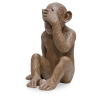 Buy 'Monkey Sees No Evil' decorative design sculpture Brown 58446 with a guarantee