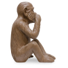 Buy Decorative Design Figure - Silent Monkey - Sapiens Brown 58448 at Privatefloor