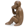 Buy Decorative Design Figure - Silent Monkey - Sapiens Brown 58448 Home delivery