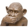 Buy Decorative Design Figure - Silent Monkey - Sapiens Brown 58448 with a guarantee