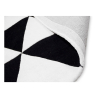 Buy Scandinavian Design Triangles Carpet White / Black 58452 at Privatefloor