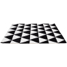 Buy Scandinavian Design Triangles Carpet White / Black 58452 - prices
