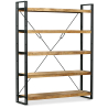 Buy Vintage industrial open library Natural wood 58473 - prices
