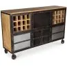 Wine Cabinet with Wheels - Industrial Design - Avara image 7
