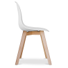 Buy Dining Chair - Scandinavian Style - Denisse White 58593 in the Europe