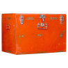 Buy Small industrial metal trunk Orange 58680 in the Europe