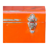 Buy Small industrial metal trunk Orange 58680 in the Europe