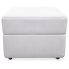 Buy Square Storage Ottoman Pouf - Cube White 58769 in the Europe