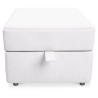 Buy Fabric puf with storage White 58769 - in the EU