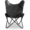 Buy Leather Chair - Butterfly Design - Wun Black 58894 - in the EU