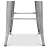 Buy Stylix stool Wooden and small backrest - 76 cm Steel 59118 - prices