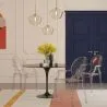 Transparent Dining Chair - Armrest Design - Louis XIV image 7