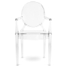 Buy Transparent Dining Chair - Armrest Design - Louis XIV Transparent 16461 at Privatefloor