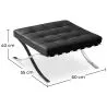 Upholstered Ottoman - Town image 7