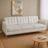 Leather Upholstered Sofa - 3 Seater - Konel image 7
