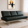 Polyurethane Leather Upholstered Sofa Bed - 3 Seater - Kart image 7