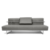 Buy Sofa Bed Kart5  (Convertible) - Faux Leather Grey 14621 with a guarantee