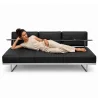 Leather Upholstered Sofa Bed - 3 Seater - Kart image 7
