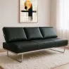 Leather Upholstered Sofa Bed - 3 Seater - Kart image 7