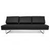 Buy Sofa Bed Kart5 (Convertible)  - Premium Leather Black 14622 - in the EU